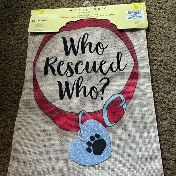 Red‎ and Gray Pet-Themed Garden Flag - Picture 1 of 7